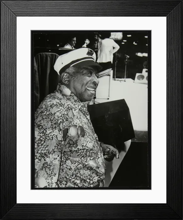 Framed Print : Count Basie at the Grosvenor House Hotel, London, 1979. Artist: Denis Williams Framed Print : Count Basie at the Grosvenor House Hotel, London, 1979. Artist: Denis Williams