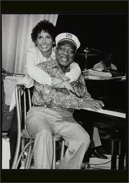 Count Basie and Lena Horne at the Grosvenor House Hotel, London, 1979