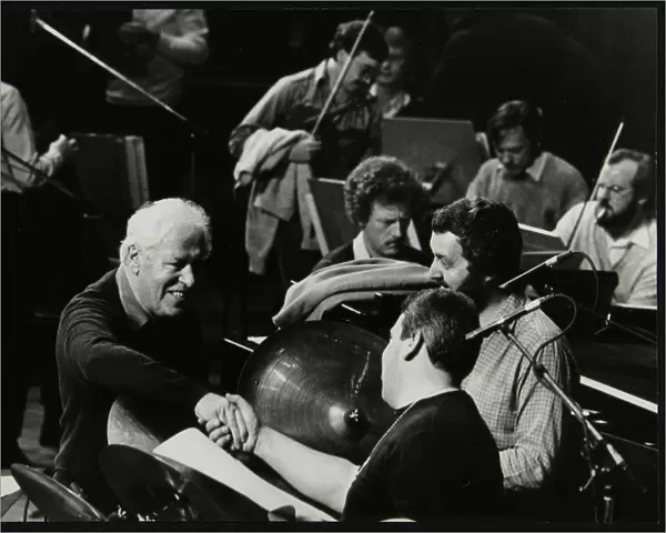 Dizzy Gillespies concert with the Royal Philharmonic Orchestra, Royal Festival Hall, London, 1985