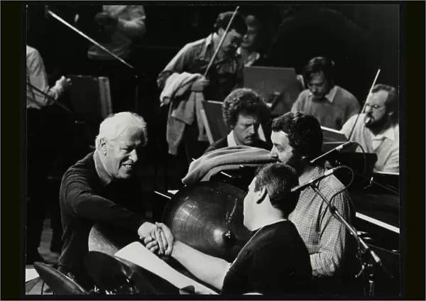 Dizzy Gillespies concert with the Royal Philharmonic Orchestra, Royal Festival Hall, London, 1985