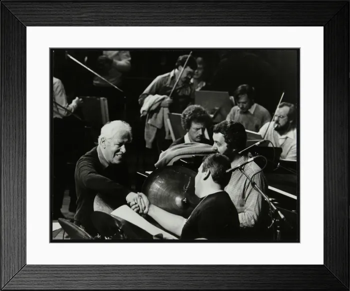 Framed Print : Dizzy Gillespies concert with the Royal Philharmonic Orchestra, Royal Festival Hall, London, 1985 Framed Print : Dizzy Gillespies concert with the Royal Philharmonic Orchestra, Royal Festival Hall, London, 1985