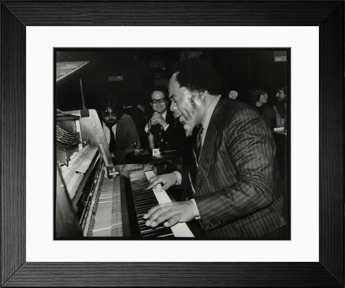 Framed Print : Roland Hanna playing the piano, 1980. Artist: Denis Williams Framed Print : Roland Hanna playing the piano, 1980. Artist: Denis Williams