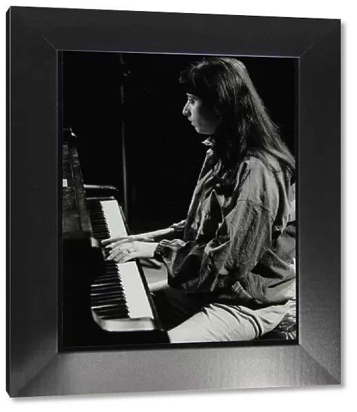 Canadian pianist Renee Rosnes playing at the Hertfordshire Jazz Festival, St Albans, 1993