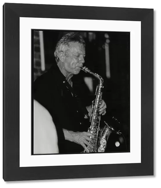 Pat Crumly playing alto saxophone at The Fairway, Welwyn Garden City, Hertfordshire, 10 May 1998