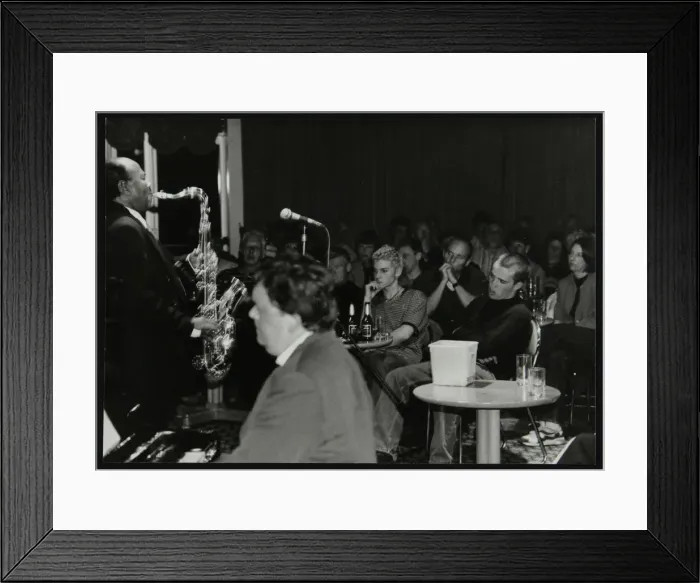 Framed Print : Benny Golson and Steve Melling playing at The Fairway, Welwyn Garden City, Hertfordshire, 1998 Framed Print : Benny Golson and Steve Melling playing at The Fairway, Welwyn Garden City, Hertfordshire, 1998