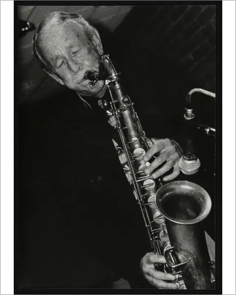 Spike Robinson playing tenor saxophone The Fairway, Welwyn Garden City, Hertfordshire, 1998