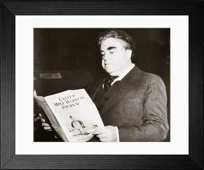 Framed Print : John L Lewis, American trade unionist, 1939 Framed Print : John L Lewis, American trade unionist, 1939