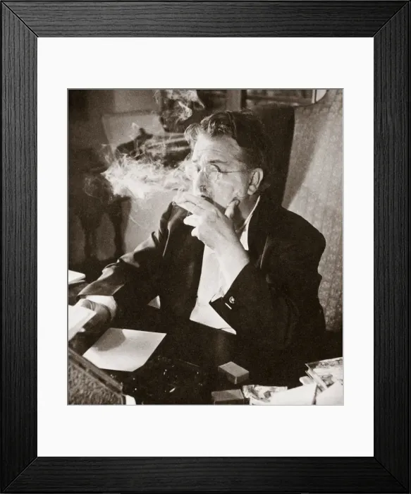 Framed Print : Alexander Woollcott, American critic, raconteur, and radio presenter, early 1930s Framed Print : Alexander Woollcott, American critic, raconteur, and radio presenter, early 1930s