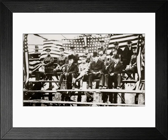 Framed Print : President Warren G Harding at a baseball park, Fort Benning, Georgia, USA, early 1920s Framed Print : President Warren G Harding at a baseball park, Fort Benning, Georgia, USA, early 1920s