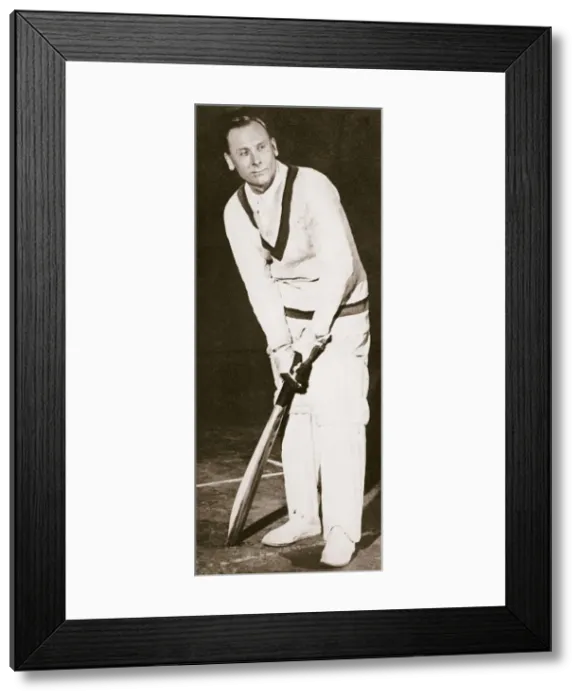 Framed Print : Jack Hobbs, English cricketer, 1925 Framed Print : Jack Hobbs, English cricketer, 1925