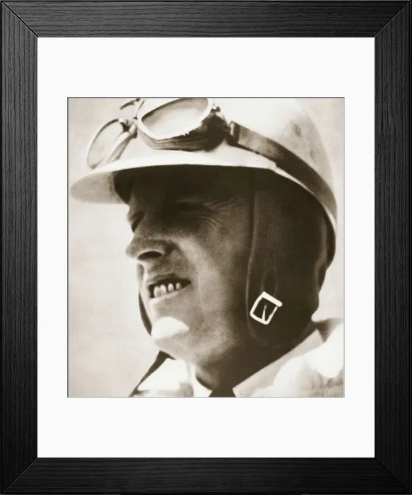 Framed Print : Sir Henry Segrave, American-born British world speed record driver, 1930 Framed Print : Sir Henry Segrave, American-born British world speed record driver, 1930