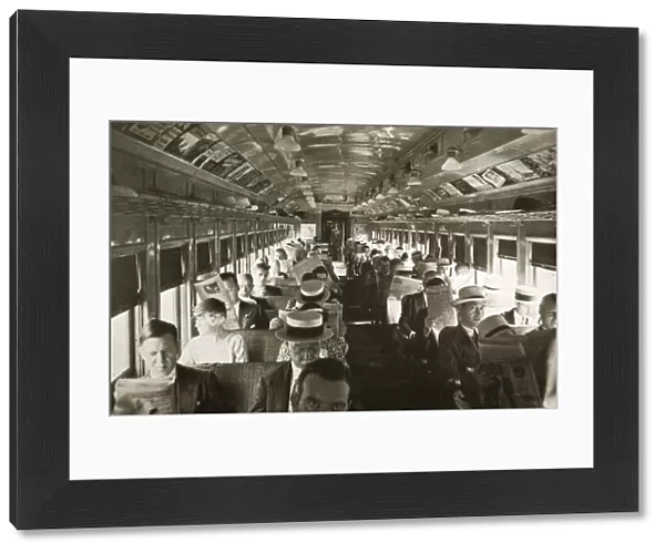 Rail commuters, New York, USA, c1920s-c1930s