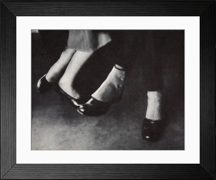 Framed Print : Feet of passengers on the New York subway, USA, early 1930s Framed Print : Feet of passengers on the New York subway, USA, early 1930s