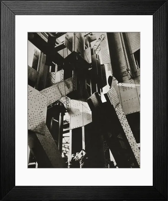 Framed Print : Construction of one of the towers of the George Washington Bridge, New York, USA, late 1920s Framed Print : Construction of one of the towers of the George Washington Bridge, New York, USA, late 1920s