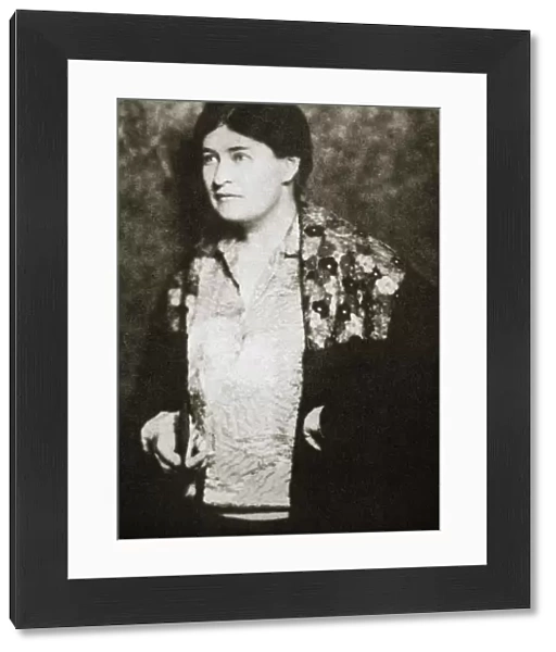 Willa Cather, American novelist, mid 1920s