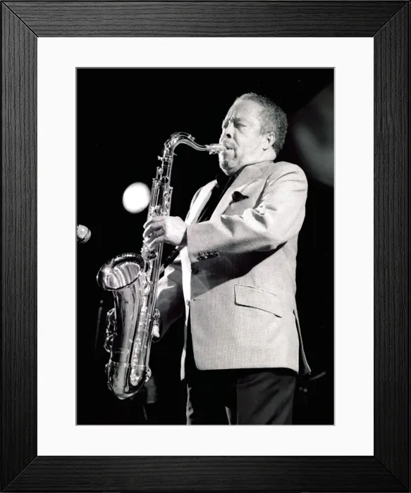 Framed Print : Johnny Griffin, Brecon Jazz Festival, Powys, Wales. Artist: Brian O Connor Framed Print : Johnny Griffin, Brecon Jazz Festival, Powys, Wales. Artist: Brian O Connor