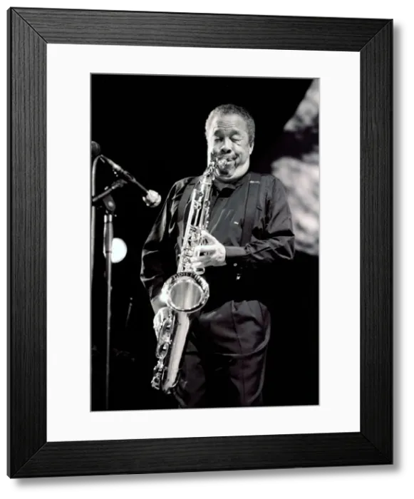 Framed Print : Johnny Griffin, Brecon Jazz Festival, Powys, Wales. Artist: Brian O Connor Framed Print : Johnny Griffin, Brecon Jazz Festival, Powys, Wales. Artist: Brian O Connor