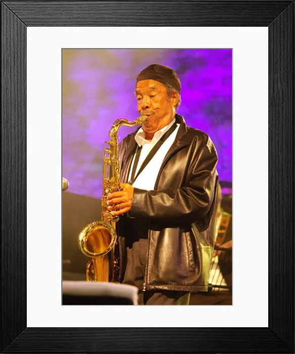 Framed Print : Johnny Griffin, Brecon Jazz Festival, Powys, Wales. Artist: Brian O Connor Framed Print : Johnny Griffin, Brecon Jazz Festival, Powys, Wales. Artist: Brian O Connor