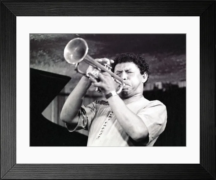 Framed Print : Eddie Henderson, Bass Clef, 1990. Artist: Brian O Connor Framed Print : Eddie Henderson, Bass Clef, 1990. Artist: Brian O Connor