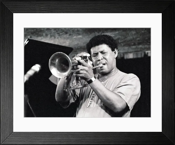 Framed Print : Eddie Henderson, Bass Clef, 1990. Artist: Brian O Connor Framed Print : Eddie Henderson, Bass Clef, 1990. Artist: Brian O Connor