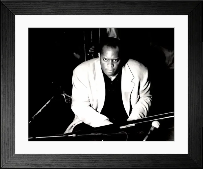 Framed Print : Julian Joseph, Jazz Cafe, London, 1993. Artist: Brian O Connor Framed Print : Julian Joseph, Jazz Cafe, London, 1993. Artist: Brian O Connor