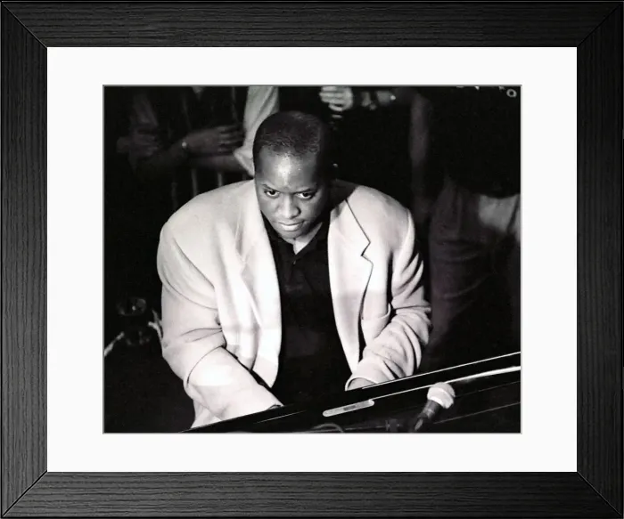 Framed Print : Julian Joseph, Jazz Cafe, London, 1993. Artist: Brian O Connor Framed Print : Julian Joseph, Jazz Cafe, London, 1993. Artist: Brian O Connor