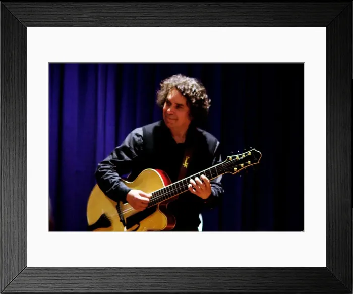 Framed Print : Howard Alden, Watermill Jazz Club, Dorking, Surrey, c2013. Artist: Brian O Connor Framed Print : Howard Alden, Watermill Jazz Club, Dorking, Surrey, c2013. Artist: Brian O Connor