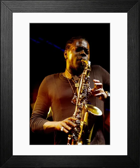 Framed Print : Soweto Kinch, Imperial Wharf Jazz Festival, London, 2011. Artist: Brian O Connor Framed Print : Soweto Kinch, Imperial Wharf Jazz Festival, London, 2011. Artist: Brian O Connor