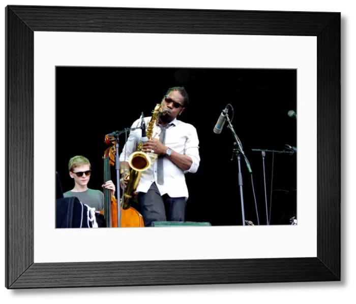 Framed Print : Soweto Kinch, Love Supreme Jazz Festival, Glynde, East Sussex, 2013 Framed Print : Soweto Kinch, Love Supreme Jazz Festival, Glynde, East Sussex, 2013