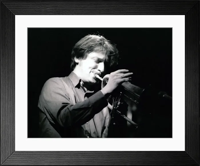 Framed Print : Gerard Presencer, Ronnie Scotts, London, 2002. Artist: Brian O Connor Framed Print : Gerard Presencer, Ronnie Scotts, London, 2002. Artist: Brian O Connor