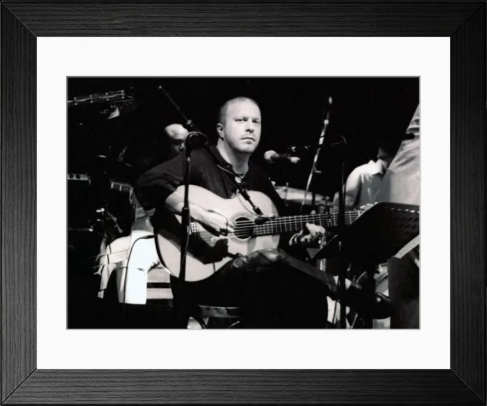 Framed Print : Herman Romero, Ronnie Scotts, London, 2002. Artist: Brian O Connor Framed Print : Herman Romero, Ronnie Scotts, London, 2002. Artist: Brian O Connor