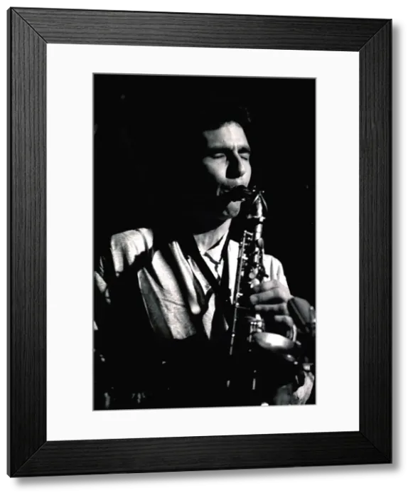 Framed Print : Perico Sambeat, Ronnie Scotts, London, 1993. Artist: Brian O Connor Framed Print : Perico Sambeat, Ronnie Scotts, London, 1993. Artist: Brian O Connor