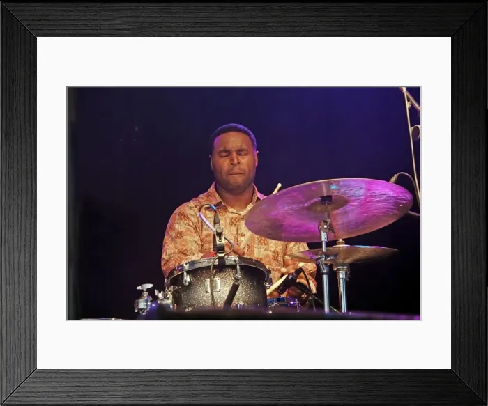 Framed Print : Kendrick Scott, Love Supreme Jazz Festival, Glynde, East Sussex, 2013 Framed Print : Kendrick Scott, Love Supreme Jazz Festival, Glynde, East Sussex, 2013