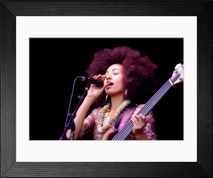 Framed Print : Esperanza Spalding, Love Supreme Jazz Festival, Glynde, East Sussex, 2013. Artist Framed Print : Esperanza Spalding, Love Supreme Jazz Festival, Glynde, East Sussex, 2013. Artist