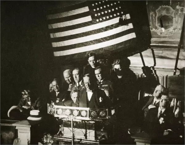 New York Governor Al Smith accepting the Democratic nomination for the Presidency, 1928