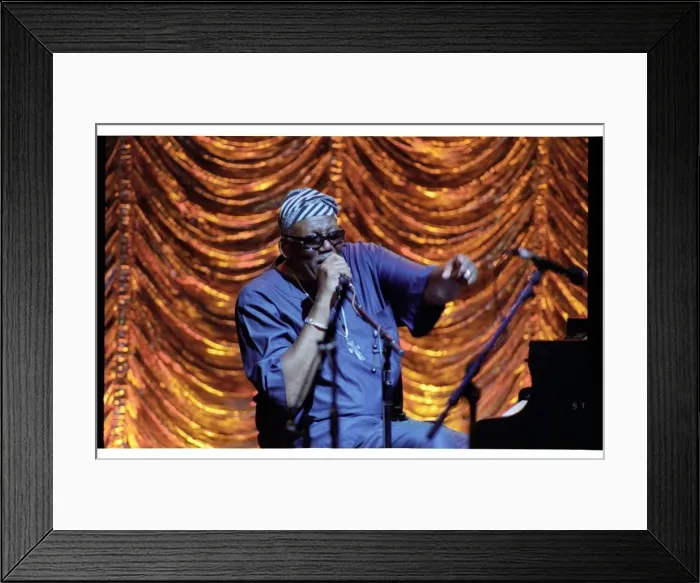 Framed Print : Randy Weston, Brecon, 2004. Artist: Brian O Connor Framed Print : Randy Weston, Brecon, 2004. Artist: Brian O Connor