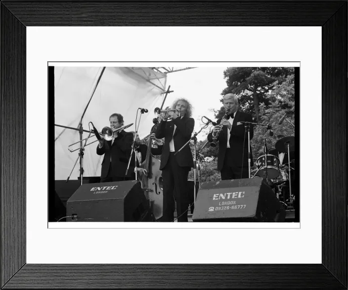 Framed Print : Roy Williams, Digby Fairweather, Dave Shepherd, Knebworth, 1979. Artist: Brian O Connor Framed Print : Roy Williams, Digby Fairweather, Dave Shepherd, Knebworth, 1979. Artist: Brian O Connor