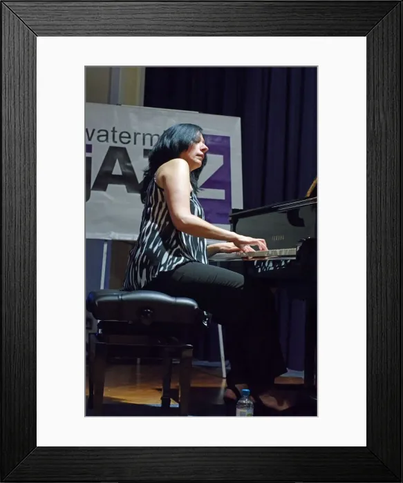 Framed Print : Amina Figarova, Watermill Jazz Club, Dorking, Surrey, 2015. Artist: Brian O Connor Framed Print : Amina Figarova, Watermill Jazz Club, Dorking, Surrey, 2015. Artist: Brian O Connor
