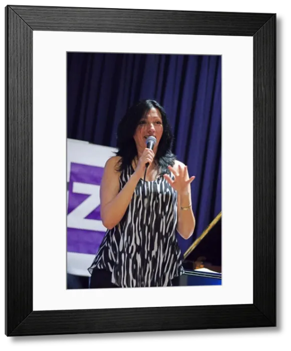 Framed Print : Amina Figarova, Watermill Jazz Club, Dorking, Surrey, 2015. Artist: Brian O Connor Framed Print : Amina Figarova, Watermill Jazz Club, Dorking, Surrey, 2015. Artist: Brian O Connor