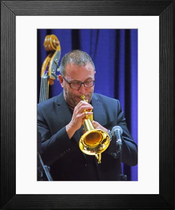 Framed Print : Ernie Hammes, Watermill Jazz Club, Dorking, Surrey, 2015. Artist: Brian O Connor Framed Print : Ernie Hammes, Watermill Jazz Club, Dorking, Surrey, 2015. Artist: Brian O Connor