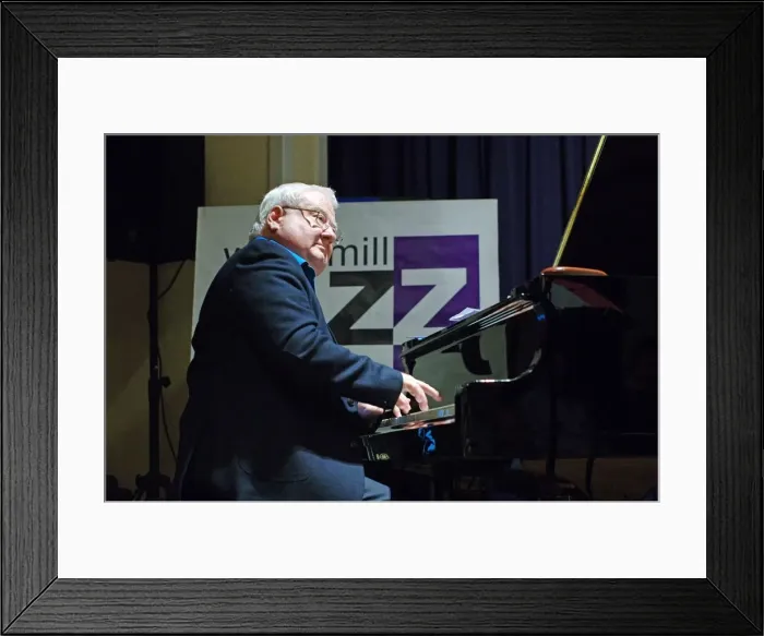 Framed Print : John Horler, Watermill Jazz Club, Dorking, Surrey, 2015. Artist: Brian O Connor Framed Print : John Horler, Watermill Jazz Club, Dorking, Surrey, 2015. Artist: Brian O Connor