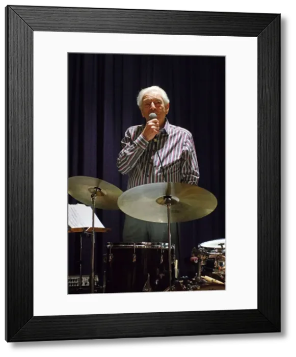Framed Print : Tony Kinsey, Watermill Jazz Club, Dorking, Surrey, 2015. Artist: Brian O Connor Framed Print : Tony Kinsey, Watermill Jazz Club, Dorking, Surrey, 2015. Artist: Brian O Connor