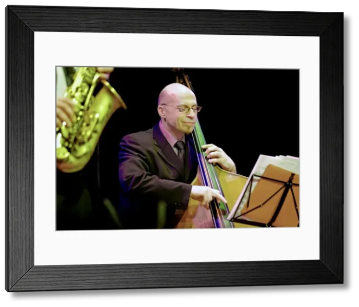 Framed Print : Simon Thorpe, Under Ground Theatre, Eastbourne, East Sussex, 2015. Artist: Brian O Connor