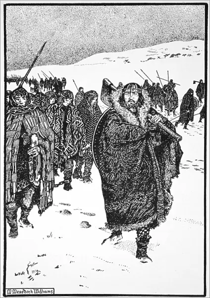 Murtough on his journey with the King of Munster in fetters, 941 (1913). Artist