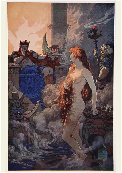 Ishtar in Hades, 1915. Artist: Ernest Wellcousins