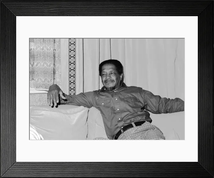 Framed Print : Illinois Jacquet, London, 1982. Artist: Brian O Connor Framed Print : Illinois Jacquet, London, 1982. Artist: Brian O Connor