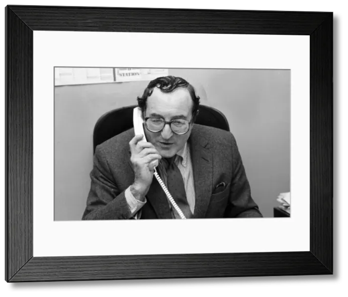 Framed Print : Dave Lee, Jazz FM, Marble Arch, London, Feb 1990. Artist: Brian O Connor Framed Print : Dave Lee, Jazz FM, Marble Arch, London, Feb 1990. Artist: Brian O Connor