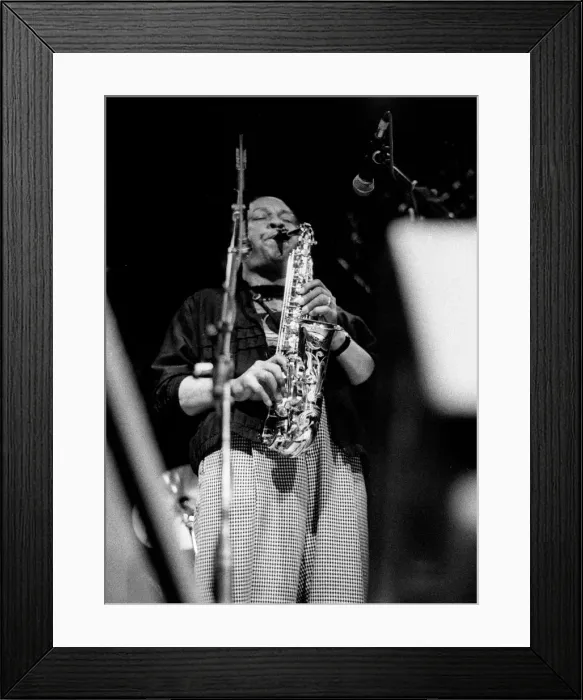 Framed Print : Frank Morgan, Subterranean Club, Labroke Grove, London, Oct 1990. Artist: Brian O Connor Framed Print : Frank Morgan, Subterranean Club, Labroke Grove, London, Oct 1990. Artist: Brian O Connor