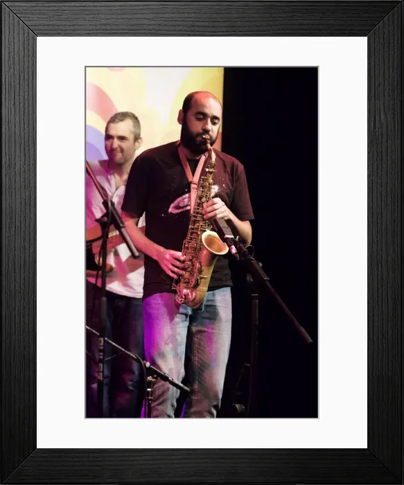 Framed Print : Chris Williams, Ropetackle Arts Centre, Shoreham, West Sussex, Jan 2016. Artist: Brian O Connor Framed Print : Chris Williams, Ropetackle Arts Centre, Shoreham, West Sussex, Jan 2016. Artist: Brian O Connor