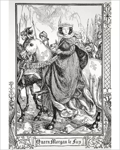 Queen Morgan le Fay, 1905. Artist: Dora Curtis